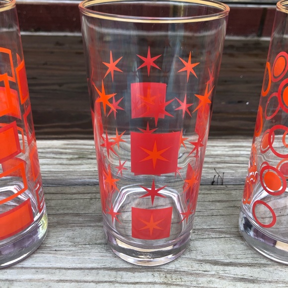 Mid century modern starburst circle square glasses - Picture 8 of 8